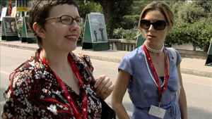 Ruby TV at the Venice Biennale 2008 with Katrina Sedgwick